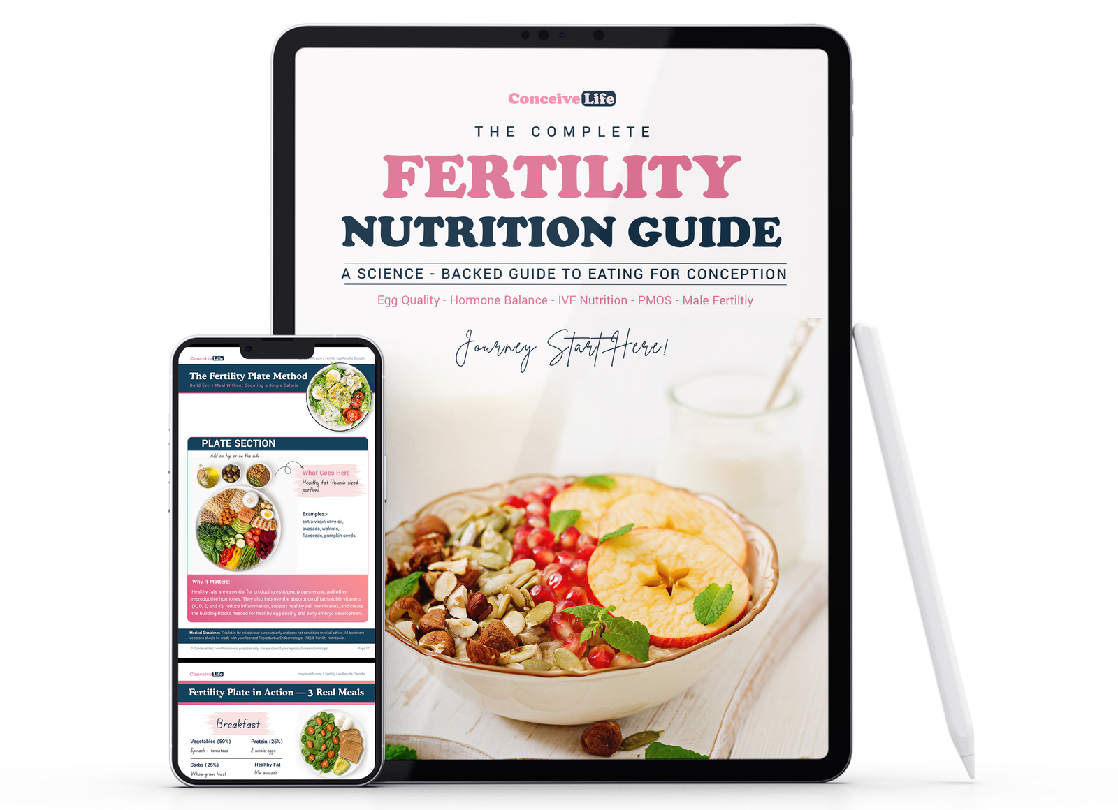 Fertility Nutrition Guide fertility eBook cover